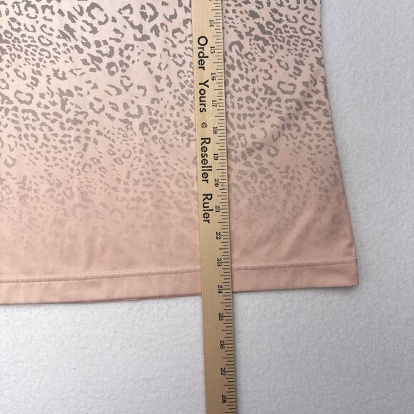 Kate‎ Lord Golf Top Size Large Pink Leopard Print Tennis Saddlebrook Resort Polo - Picture 11 of 11